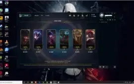 CONTA LEAGUE OF LEGEND LV 78 PLATINA TFT OURO SOLO