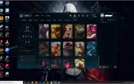 CONTA LEAGUE OF LEGEND LV 78 PLATINA TFT OURO SOLO