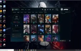 CONTA LEAGUE OF LEGEND LV 78 PLATINA TFT OURO SOLO