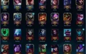 CONTA PRATA II MAIN RIVEN, 110 CAMPEOES + 51 SKINS