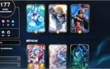 Conta LOL desde 2013 com 177 skins (Barato)