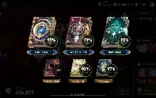 Conta de epic seven com todos os herois