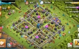 Clash Clans CV 12 Dois Heróis Full