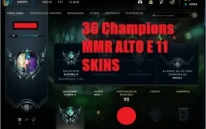 CONTA LOL PLATINA