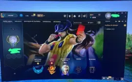 Conta LoL Platina IV, upada a mão, 50 champs, sem risco de b
