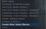 Conta Steam 110 jogos, csgo, the witcher 3 e outros
