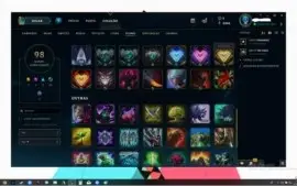 Conta league of legends low elo / skins / 80 campeões