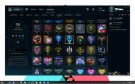 Conta league of legends low elo / skins / 80 campeões