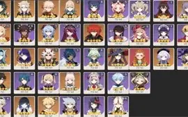 CONTA GENSHIN AR58✨16 LENDÁRIOS+6 ARMAS 5⭐GANYU+AMOS/ITTO C1