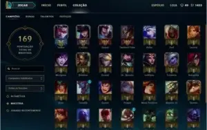 CONTA UNRANKED , BORDA GOLD , ICONES SEASON 4 , 7 SKINS