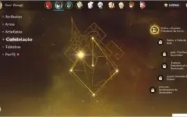 AR 49 - Diluc C1, Zhongli C1 + Lança de Jade Primitiva