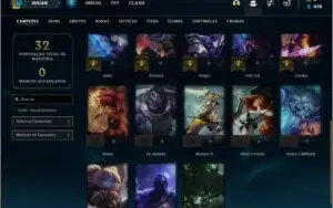 Conta ouro 1 com 1 skin e 23 champs ( MAIN ADC )