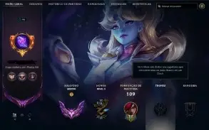 League of legends conta mestre 60+ skins mmr alto