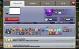 Conta Clash of Clans cv9