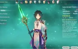🌪Xiao + Lança de Jade + Jean🌪AR36🌪