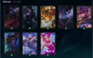 CONTA LOL 🌟 FERRO 2 🌟 24 SKINS 🌟 80 CAMPEOES