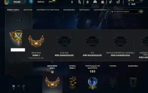 Ouro 1 com 70 Champs e 24 Skins +2 Fragmentos