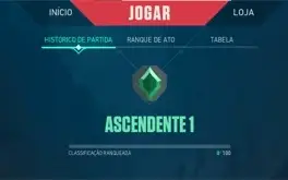 Conta Valorant Ascendente 1 -- 1000 REAIS DE SKINS