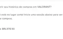 Conta Valorant Ascendente 1 -- 1000 REAIS DE SKINS