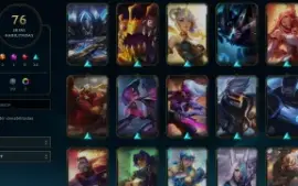 Conta Mestre LoL 76 Skins (League Of Legends)