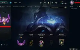 Conta Mestre LoL 76 Skins (League Of Legends)