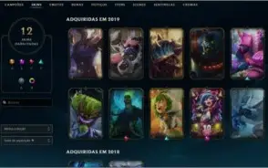 Skins+Projeto Vayne, Brand Zumbi, Deus-Garen, Ez Academico