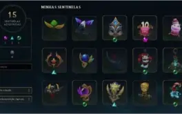Conta League of Legends Platina 2 com muitos champs e skins