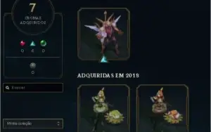 Conta League of Legends Platina 2 com muitos champs e skins