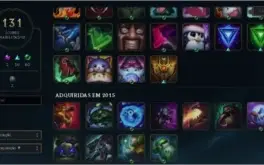 Conta League of Legends Platina 2 com muitos champs e skins