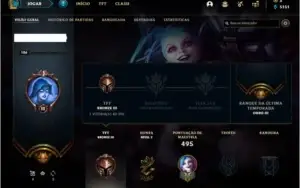 Conta unranked com TODOS os champs e 85 skins