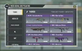 CONTA COD MOBILE - 3 LENDARIAS - 5 CAMUFLAGENS DIAMANTE