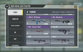 CONTA COD MOBILE - 3 LENDARIAS - 5 CAMUFLAGENS DIAMANTE