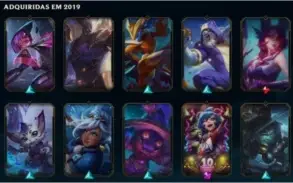 CONTA LOL 88 SKINS
