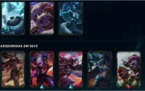 CONTA LOL 88 SKINS