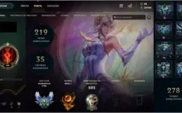 Conta Diamond League of Legends