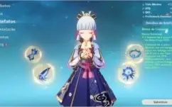 AR 49 Ayaka + Klee + Mona + Harpa celestial