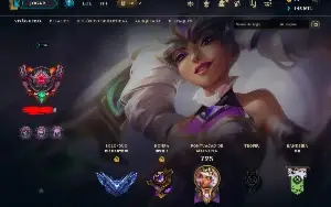 conta diamante IV com todos os champs e 240 skins!