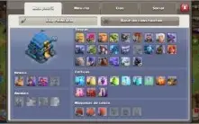 Conta clash of clans CV 12 quase Full e casa do construtor l