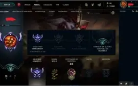 CONTA LEAGUE OF LEGENDS DIAMANTE 4 (IV)