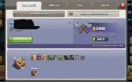 Vendo 02 vilas Clash of Clans (cv 11 e cv 9) semi-full