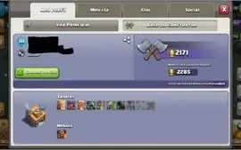 Vendo 02 vilas Clash of Clans (cv 11 e cv 9) semi-full