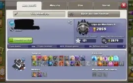 Vendo 02 vilas Clash of Clans (cv 11 e cv 9) semi-full