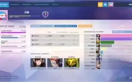 CONTA OVERWATCH PARA PC,SKINS LENDÁRIAS,OURO(ÚLTIMO RANK)