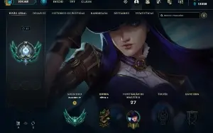 Conta PLATINA 4 | 75% Win - Lol (League Of Legends) Elomoon