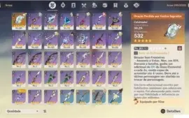 AR 51  NA AYAKA+ KLEE/ORAÇÃO + GANYU + MONA