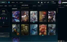 Conta LEAGUE OF LEGENDS Nivel 249, 126 Campeões + 70 skins