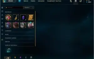 CONTA LEAGUE OF LEGENDS PLAT 1 S9, 70 CHAMPIONS, 39 SKINS