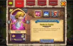 Conta embate de castelo( castle clash) Top com Mino