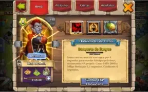 Conta embate de castelo( castle clash) Top com Mino
