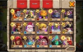 Conta embate de castelo( castle clash) Top com Mino
